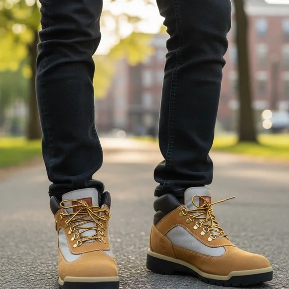 Hiking Boots Outfit Yellow Timberland Boots Mens Timberland Mens